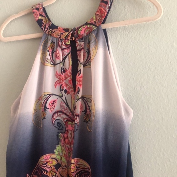 Crystal Doll Halter Style Ombré Dress - Picture 5 of 8